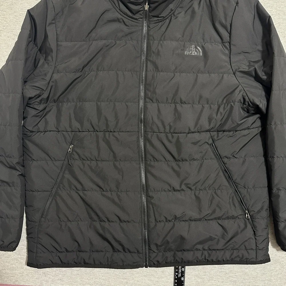 The‎ North Face Jacket Mens XXL Black Puffer Full Zip Insulated NF0A3SS4